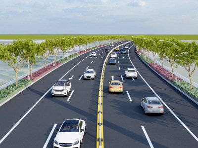 园东路 ( 东方东路 - 东方二路 ) 道路绿化工程